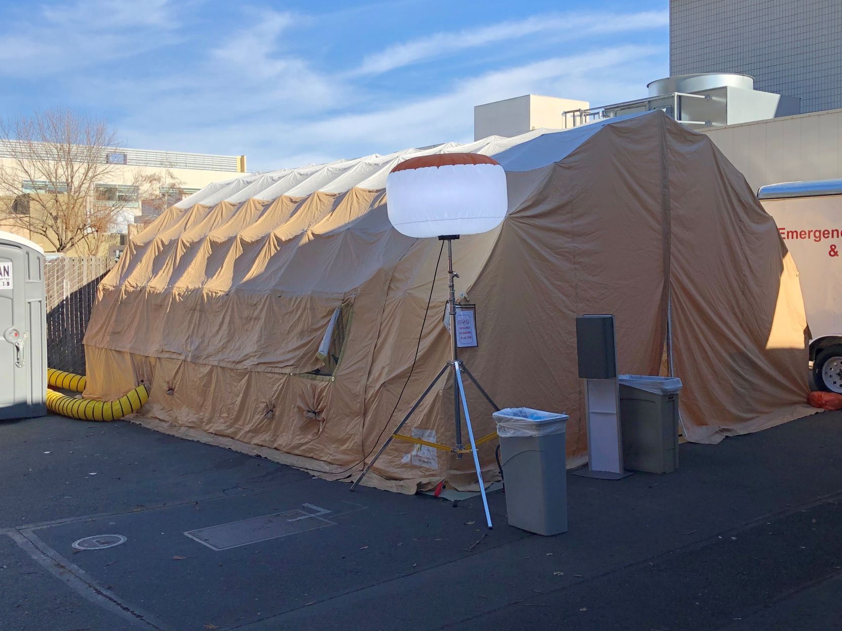 Queen of the Valley surge tent